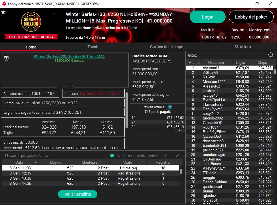 Sunday Million