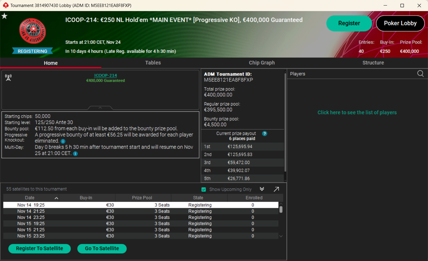 main event icoop