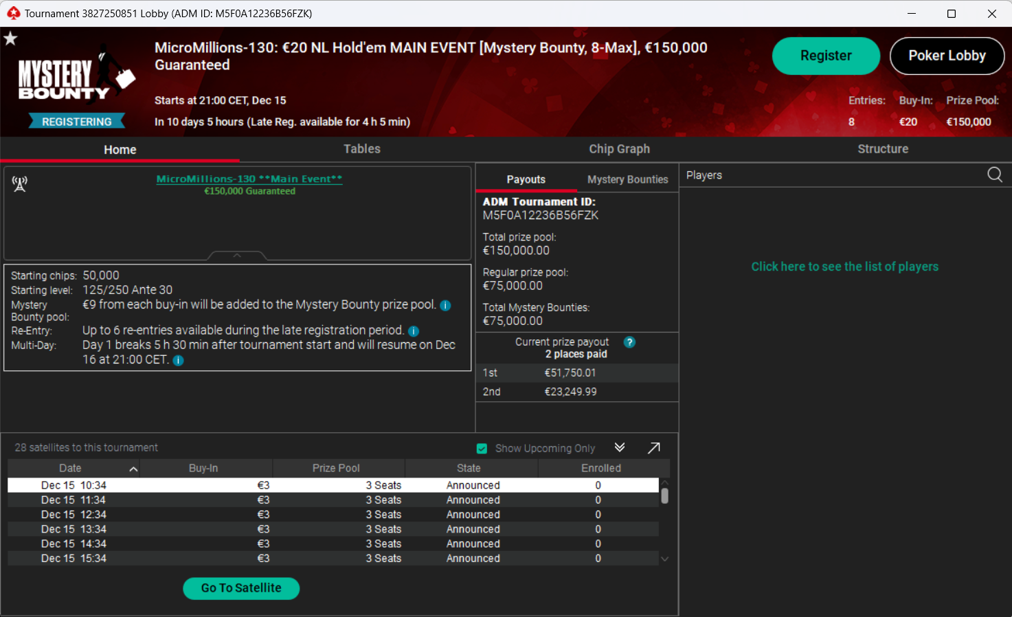 main event micromillions